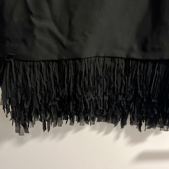 Banana Republic Crepe Fringe Top - XS - Black - Picture 4 of 4
